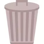 Символ вектор мусорную корзину