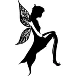 Fairy silhouette symbol
