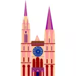 Kleurrijke kathedraal