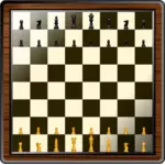 Hieno shakkilauta ja palat