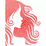 Девушка с красными волосами изображение