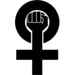 Symbool van vrouwelijke macht