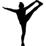 Yoga pose vektorbild