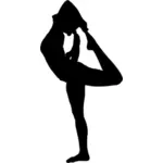 Yoga yaparken kadın