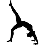 Yoga silhouet
