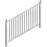 Enkla grå staket