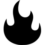 Fire silhouette