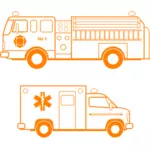 Аварийная служба транспортного средства векторное изображение