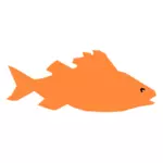 オレンジ色の魚のイメージ