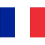 Fransk flagg vektor