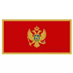 Bendera Montenegro vektor