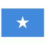 Vector bandiera della Somalia