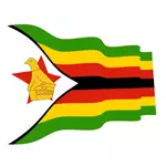 ジンバブエの波状の旗