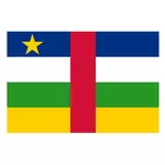 मध्य अफ़्रीकी गणराज्य का ध्वज