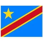 콩고 민주 공화국의 국기
