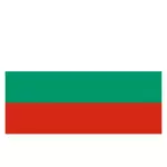 Vector drapeau de la Bulgarie