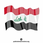 伊拉克矢量的旗帜