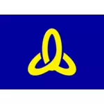 Offisielle flagg Kui vektor image