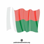 Madagaskars nasjonalflagg