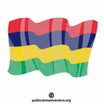 Grafika wektorowa: Flaga Mauritiusa