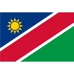 Vektor vlajka Namibie
