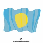 팔라우 공화국의 국기