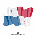 Panama bayrağı vektörü