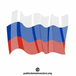 Ryska nationella flaggan