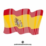 西班牙国旗矢量