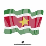 Surinam-republikkens flagg