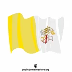 Flagge des Staates Vatikan