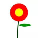 Červený květ