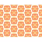 Blommig bakgrund i orange och rosa