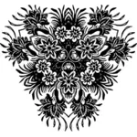 Abstract flowery design