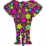Цветочным слон изображение