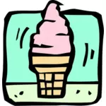Ilustración de helado
