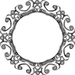 Ronde spiegel frame