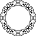 Round thick frame