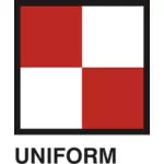 Bandera internacional uniforme