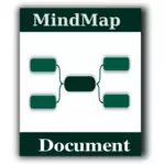 MindMap значок векторная графика
