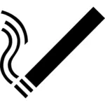 Image vectorielle de cigarette symbole