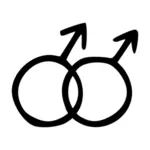 Obrazu symbol gejów
