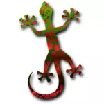Illustration vectorielle de gecko