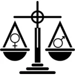 Gleichstellung der Geschlechter-Symbol