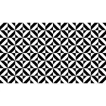 Geometriska mönster i svart och vitt färgalternativ