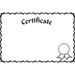 Certificaat frame