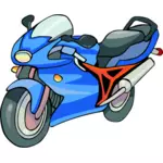 Vector afbeelding van motorfiets clipart