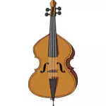 矢量图像的大提琴