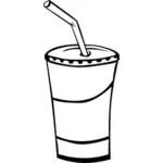 Frisdrank drinken vector tekening