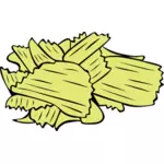 Potato Chips vector drawing